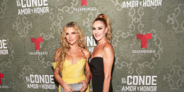 Marjorie de Sousa y Chantal Andere en el estreno de El Conde: Amor y Honor